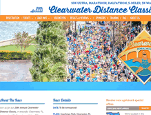 Tablet Screenshot of clearwaterdistanceclassic.com